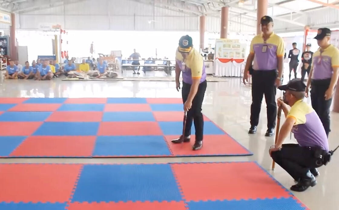 Supporting boxing activities at Rayong Central Prison On Febuary 11, 2025 Supporting boxing activities at Rayong Central Prison On Febuary 11, 2025