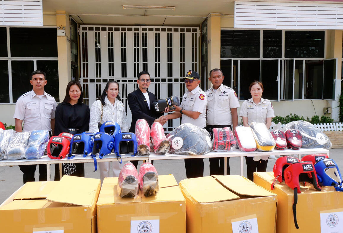 Supporting boxing activities at Ayutthaya Youth Correctional Institution On MArch 6, 2025 Supporting boxing activities at Ayutthaya Youth Correctional Institution On Febuary 20, 2025