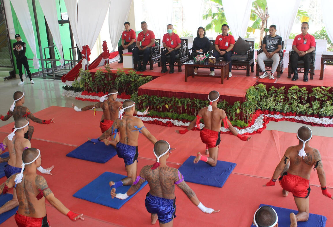 Supporting boxing activities at the Rayong central prison On January 17, 2025 Supporting boxing activities at the Rayong central prison On January 17, 2025
