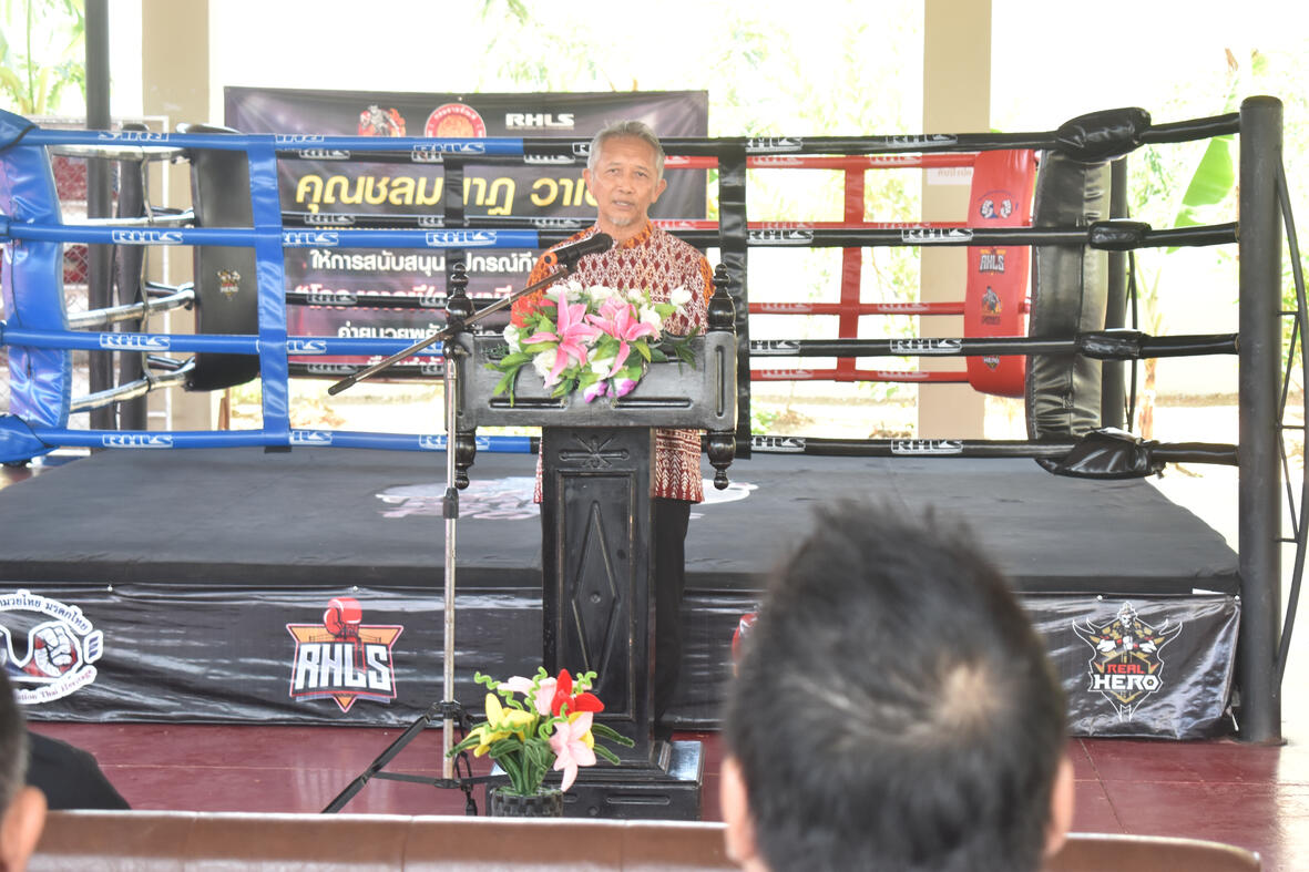 RHLS HOLDING - Attend the opening ceremony of Payak Mueang Nara Look Phra Yom Muay Thai Gym RHLS HOLDING - Attend the opening ceremony of Payak Mueang Nara Look Phra Yom Muay Thai Gym