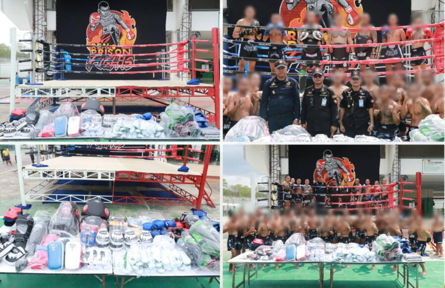 RHLS HOLDING - Supporting boxing activities at Rayong Central Prison RHLS HOLDING - Supporting boxing activities at Rayong Central Prison