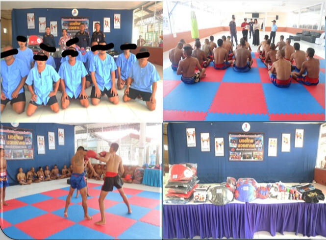 RHLS HOLDING - Supporting boxing activities at Pak Panang Institution RHLS HOLDING - Supporting boxing activities at Chon Buri Institution for Female Offenders